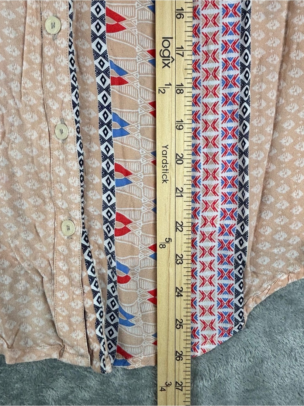 Anthropologie Maeve Top Large Sunset District Southwest Aztec Print - Picture 10 of 10
